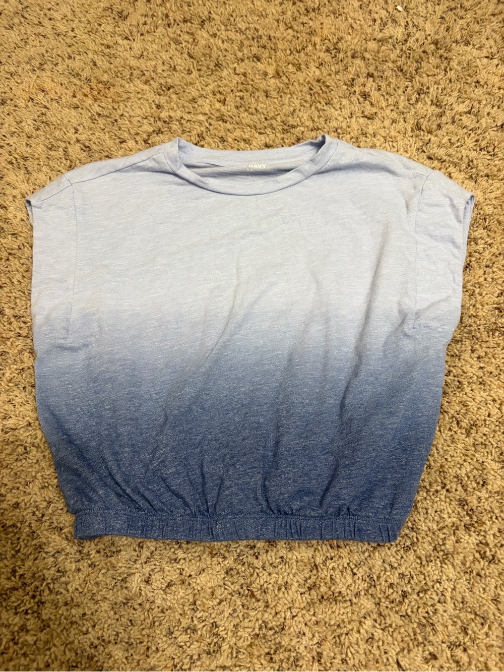 Old Navy Blue Ombre Crop Top